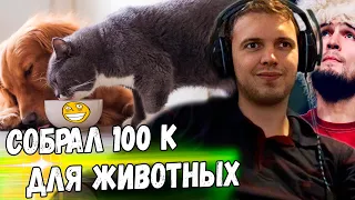 СОБРАЛ 100 000 РУБЛЕЙ В ПРИЮТ ДЛЯ ЖИВОТНЫХ! ПАПИЧ БЛАГОТВОРИТЕЛЬНЫЙ СТРИМ.