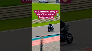 John Abraham’s Entry in MotoGP 2023 as a Brand Ambassador || #johnabraham #motogp2023 #india #viral