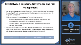 Corporate Governance and Risk Management (FRM Part 1 – Book 1 – Chapter 3)