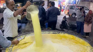 India's Biggest Masala Milk Making | Kesariya Malai Doodh | Indian Street Food