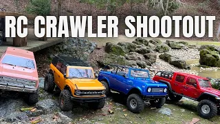 2023 RC Trail Crawler Shootout - Gen9 vs. trx-4 vs. SCX10 III vs. CrossRC