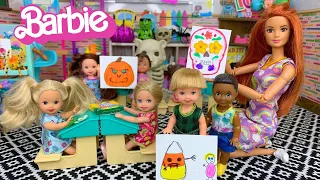 Barbie Doll School Art Class Halloween Projects