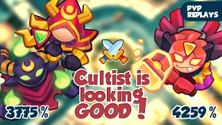 Cultist is quite good before buff in 18.1 vs Inquisitor Clock | PVP Rush Royale
