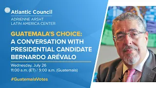 Guatemala’s choice: A conversation with presidential candidate Bernardo Arévalo