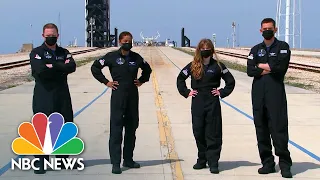 Meet The Crew of Inspiration4, The First All-Civilian Space Mission | NBC Nightly News
