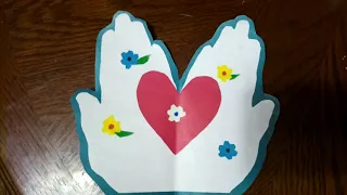 Открытка к любому празднику/8 марта/Валентинка своими руками/DIY Valentin’s Day card ideas