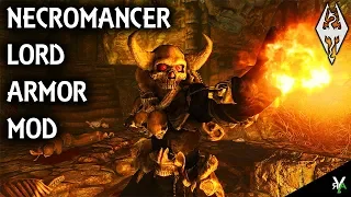 NECROMANCER LORD ARMOR: Armor Mod- Xbox Modded Skyrim Mod Showcase