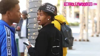 Lil Baby’s Fans Lose Their Mind After Spotting Him Shopping On Rodeo Drive In Beverly Hills 10.31.19