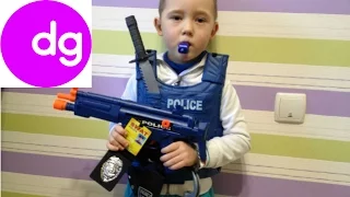 ДЕТСКИЙ ПОЛИЦЕЙСКИЙ НАБОР игрушки распаковка CHILDREN POLICE TOY SET unpacking