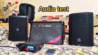 Roland Cube Street Ex vs JBL Eon One Compact vs Everse 8 (сравнение звука и энергопотребления)