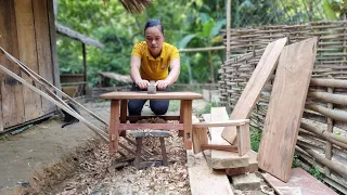 How to build table and chair, Make garden, Cooking - Ep.94