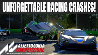 ASSETTO CORSA COMPETIZIONE EPIC CRASHES #acc #simracing