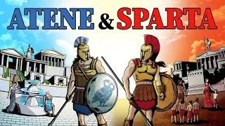 🦉⚔ ATENE e SPARTA: due città a confronto - Storia dell'ANTICA GRECIA: governo, cultura e società 📚🏛