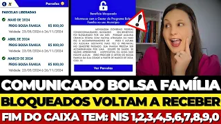 🚨 BOLSA FAMÍLIA em MAIO: DESBLOQUEIOS e NOVOS BLOQUEIOS CONFIRMADOS | MINISTRO DÁ ÓTIMA NOTÍCIA