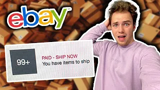 The Most Orders I've EVER Shipped In 1 Day! (Ebay)