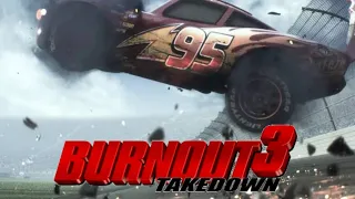 Cars 3 McQueen's wreck but with Burnout 3 Beta Impact time sound effects