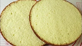 Бисквит на горячем молоке /Hot Milk Sponge Cake