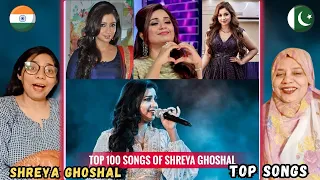 Top 100 Songs Of Shreya Ghoshal | Randomly Placed Songs | Pakistani Reaction