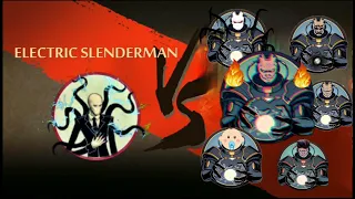 Shadow Fight 2 Electric Slenderman Vs All Titans