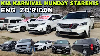 25 MART FARG'ONA BOZORIDA KIA KARNIVAL FOLSFAGIN HUNDAY STAREKIS MERSEDES VITO ARZONLARIDAN