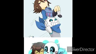 Blue sans x frisk underswap