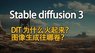 Stable diffusion 3来了！到底如何理解DIT？图像生成未来卷哪里？