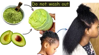 How i Used AVOCADO and MORINGA for Extreme Hair Growth and Thickness