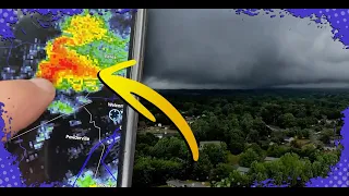 Dominator Drone intercepts TORNADO WARNED supercell in Berea, South Carolina