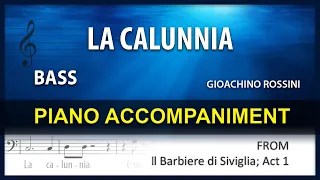 La calunnia / Karaoke / Rossini / Bass