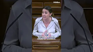 Irene Montero reivindica el uso del "todes" frente a la burla de Arrimadas