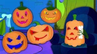 Пять Маленьких Тыкв | Хэллоуин Песни Для Детей | Five Little Pumpkins | Haunted House Russia