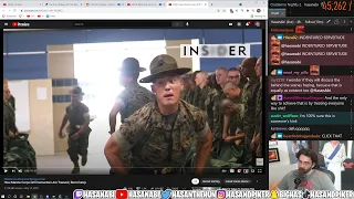 Hasanabi Reacts - How Marine Corps Drill Instructors Are Trained (Boot Camp)