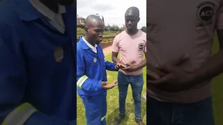 Dessius Maswanganyi na Elvis Mathosi  loko va suka e SASELAMANI  vaya e Pretoria  Union Building