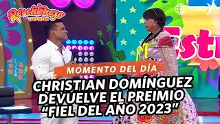 El Reventonazo de Verano: Christian Dominguez gave up his "Loyal of the year" prize (TODAY)