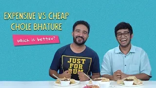 Expensive Vs Cheap Chole Bhature... Which Is Better? | Ft. Akshay & Arushi | Ok Tested