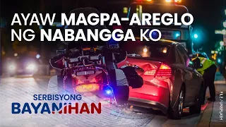 Na-impound na ang motor pero ayaw pa ring magpa-areglo ng nabangga