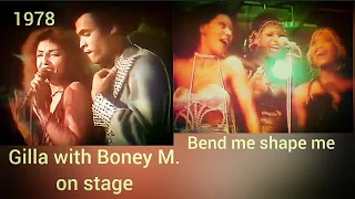 GILLA - BEND ME SHAPE ME (1978)   with BONEY M.!   Dutch Disco ➡️CARTOUCH   Frank Farian Family Show