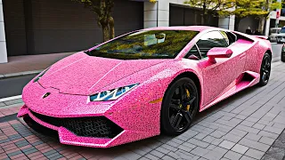 Japanese Man Buys Lamborghini Covered In Thousands Of Pink Diamonds