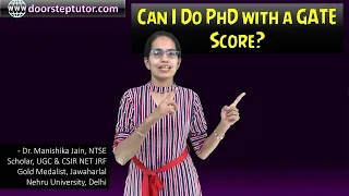 Can I Do PhD with a GATE Score? GATE after Masters - How to Use GATE Score for IIT, NIT, CFTIs