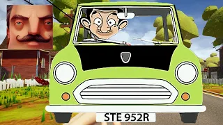 Hello Neighbor - My New Neighbor Mr Bean Car History Gameplay Walkthrough