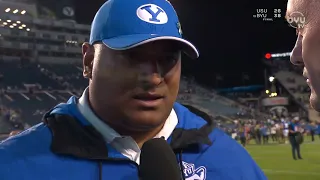 Kalani Sitake on Post Game vs USU 9.29.22