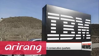 IBM's sales fall for 15 consecutive quarters