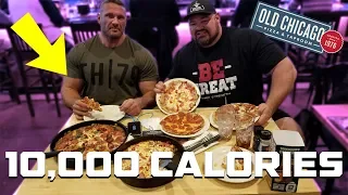 10,000 CALORIE PIZZA CHEAT MEAL | TERRY HOLLANDS | BRIAN SHAW