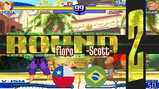 Street Fighter Alpha 3 (FT10) - floro (CL) vs -Scott- (BR) - 2021-11-02