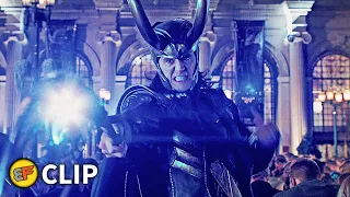 Captain America vs Loki - Fight Scene | The Avengers (2012) Movie Clip HD 4K