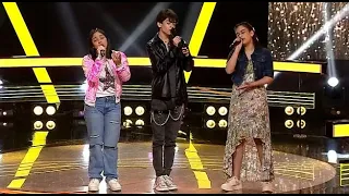 Vincenzo Leonardi, Aleshka Rondón y Reyshell Cruz | Fuiste tú | Batallas | La Voz Kids Perú