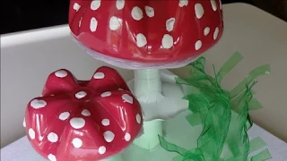 Beautiful Mushrooms from Plastic Bottles