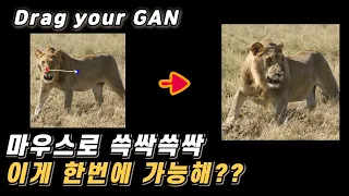 NEW! Drag your GAN : 이미지 합성 변형의 끝판왕??