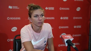 interviu simona halep - rogers cup