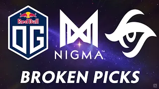 OG vs SECRET Carries Battle feat Nigma — 7.30 Broken Picks